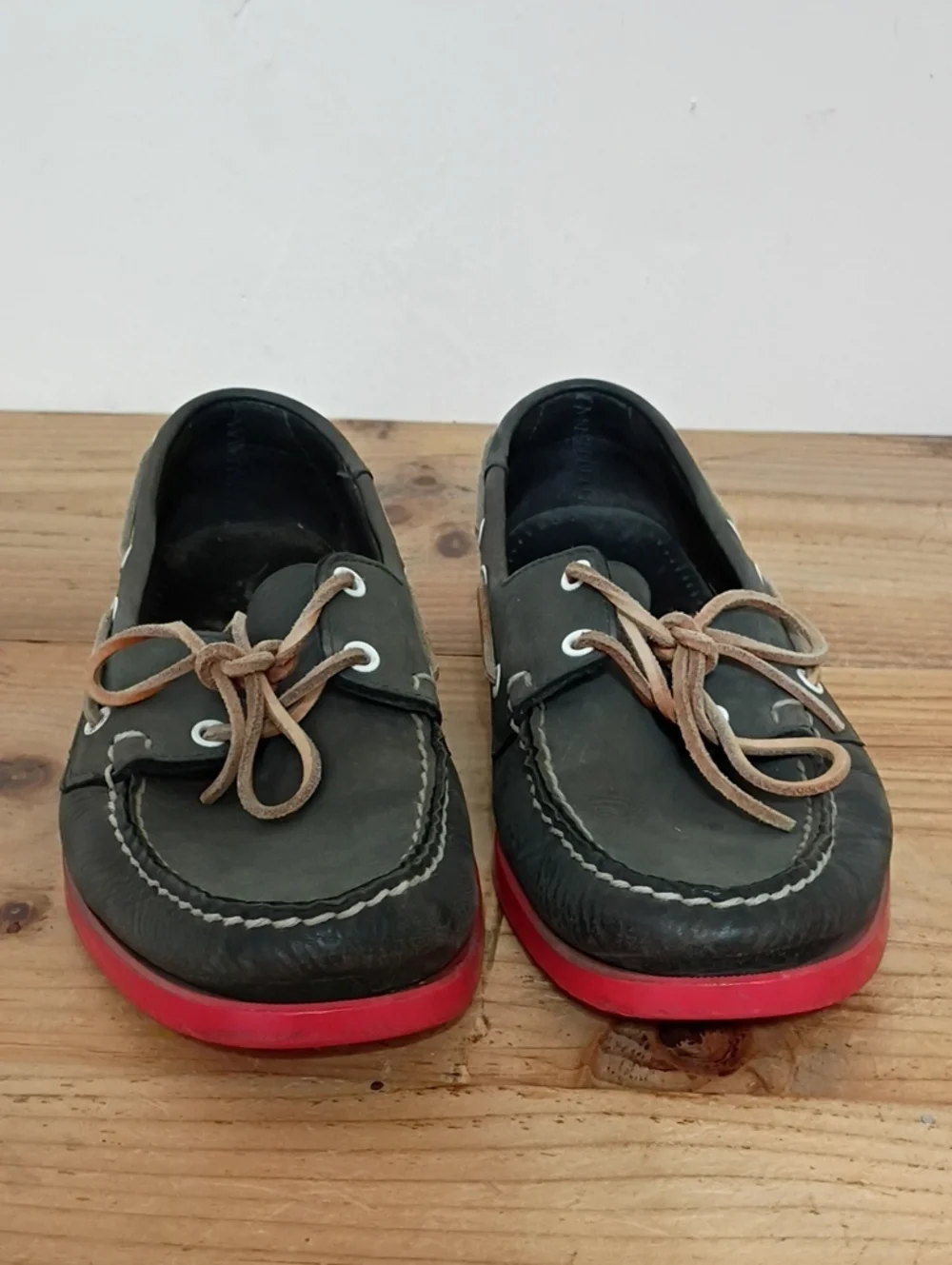 Sebago navy red
